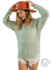 Feeling Good Deep V-Neck Sweater