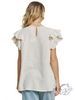 Sunday Brunch Ruffle Sleeve Blouse
