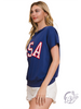 U.S.A. Short Sleeve Sweatshirt