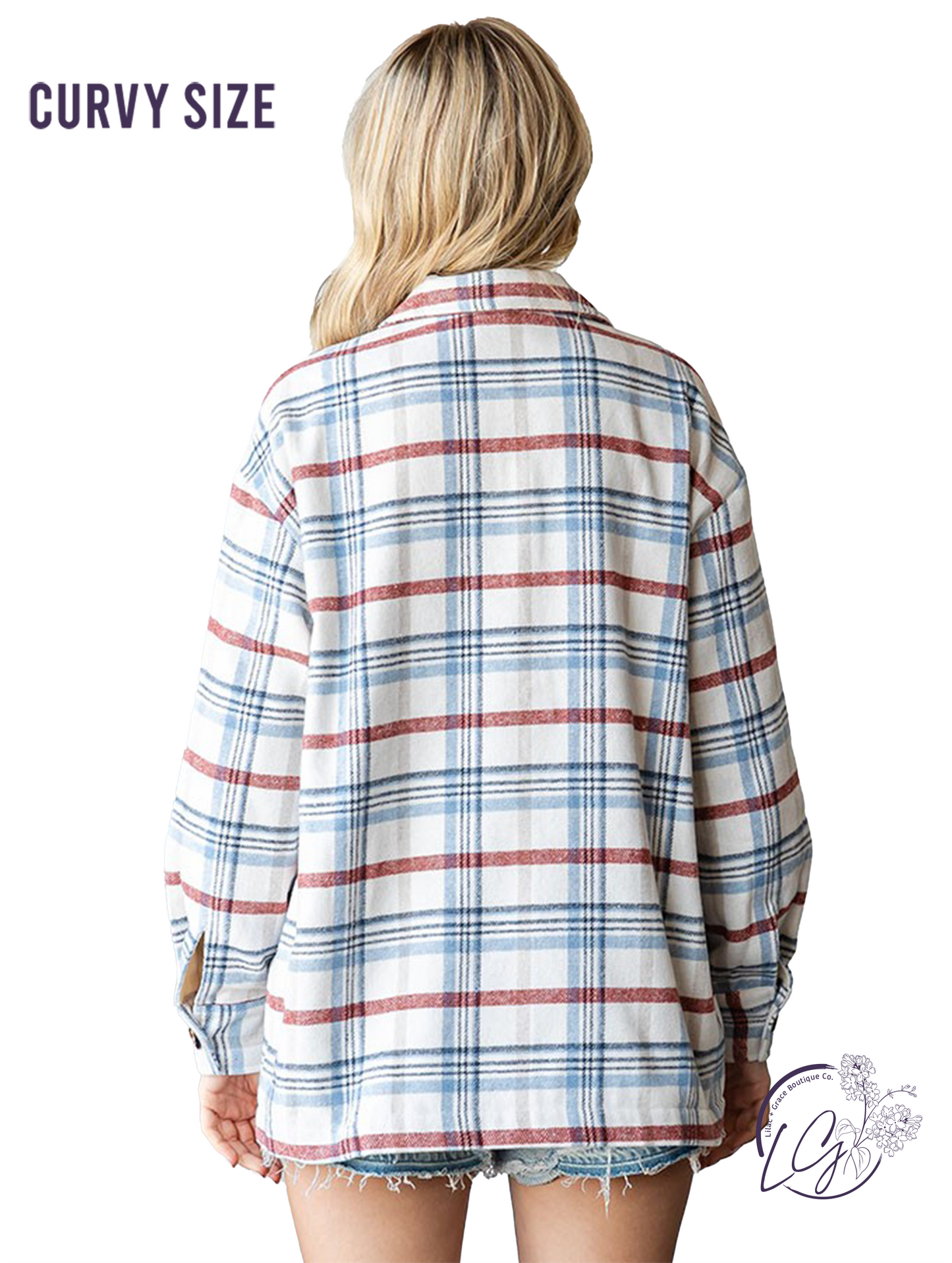 Curvy Stonetrail Shacket