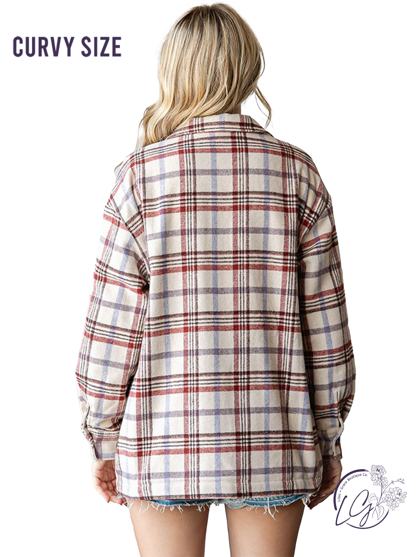 Curvy Stonetrail Shacket