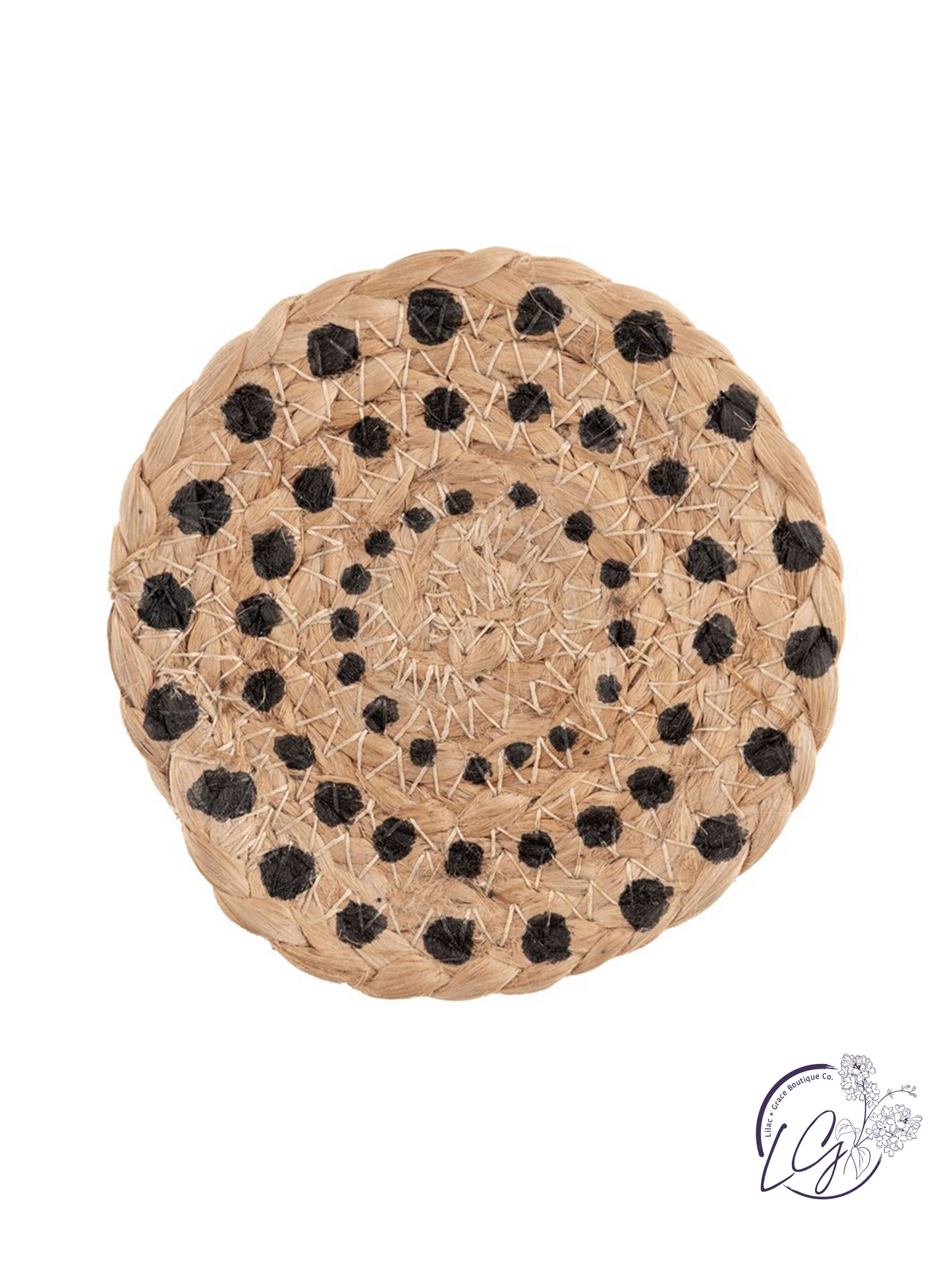 Woven Dot Coasters Set