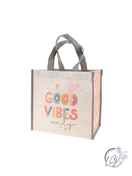 Recycled Medium Gift Bag Good Vibes