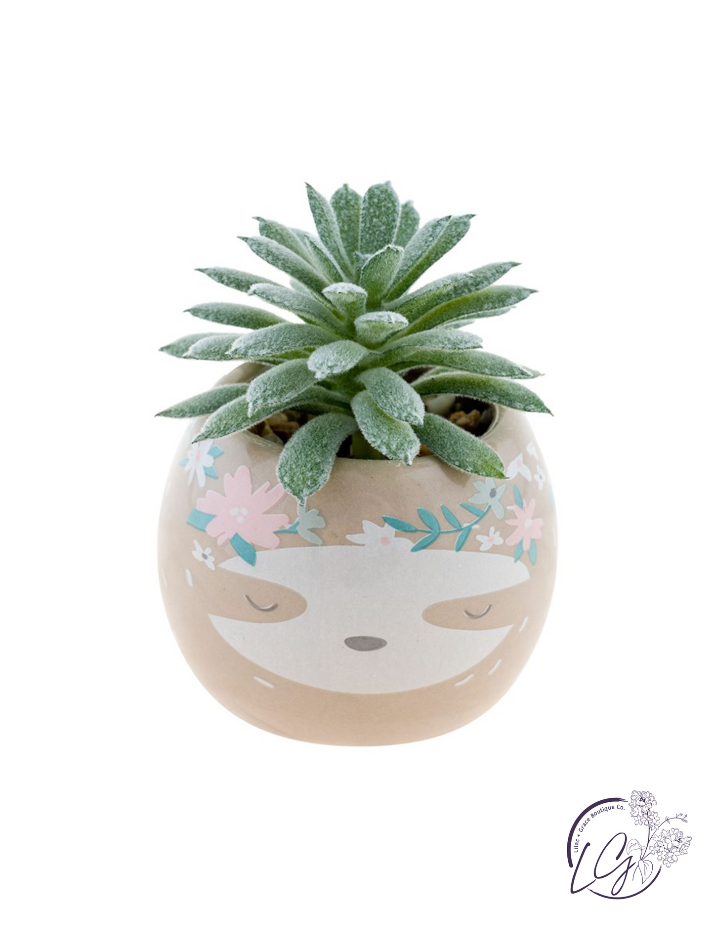 Shaped Succulent Pot Sloth