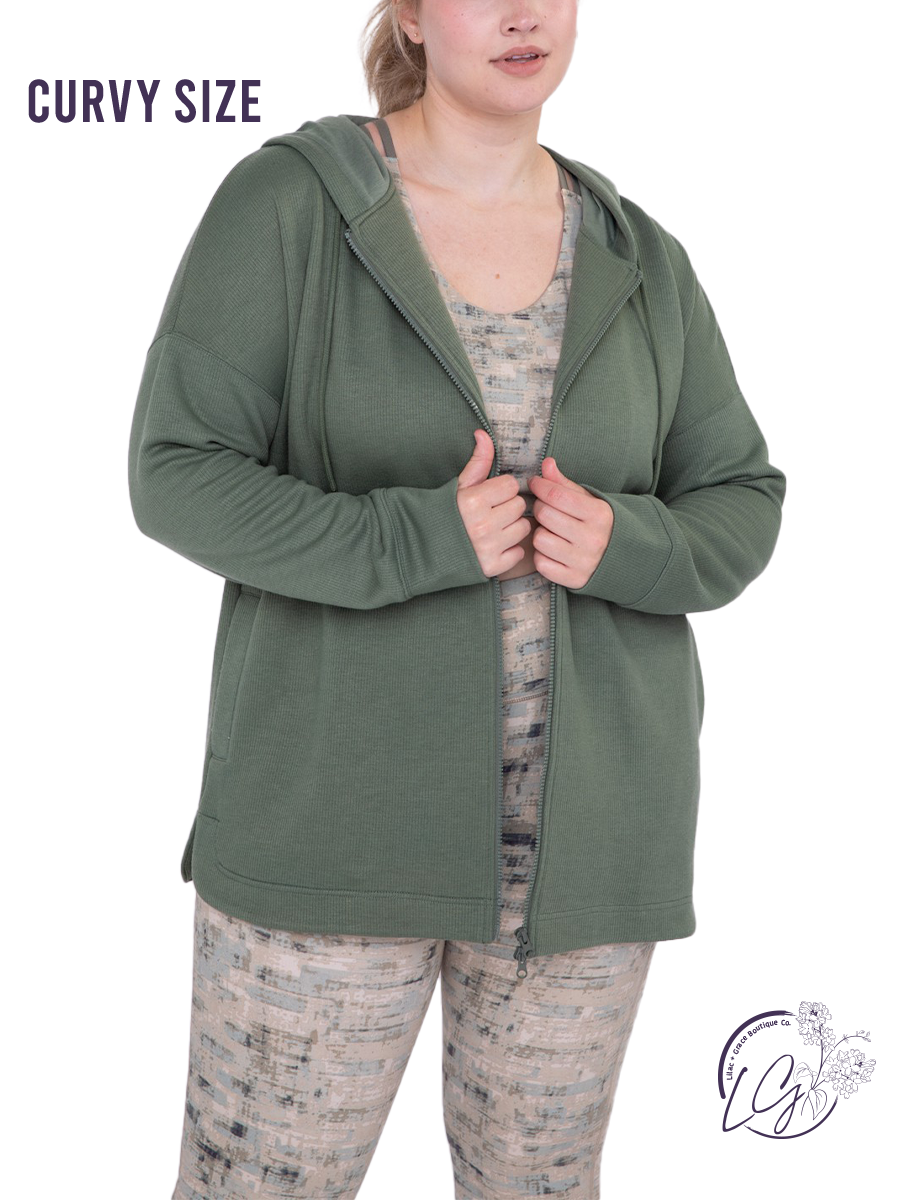 Curvy Power Move Hoodie
