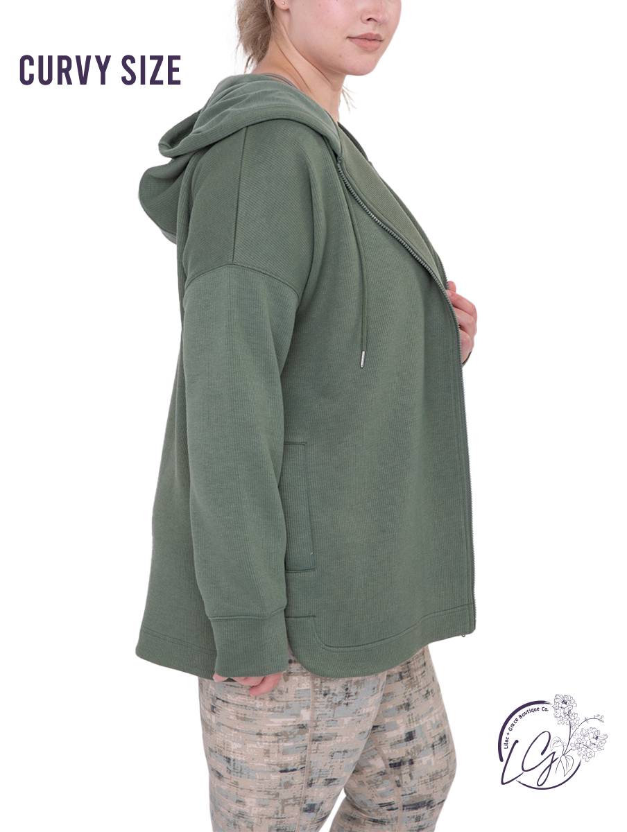 Curvy Power Move Hoodie