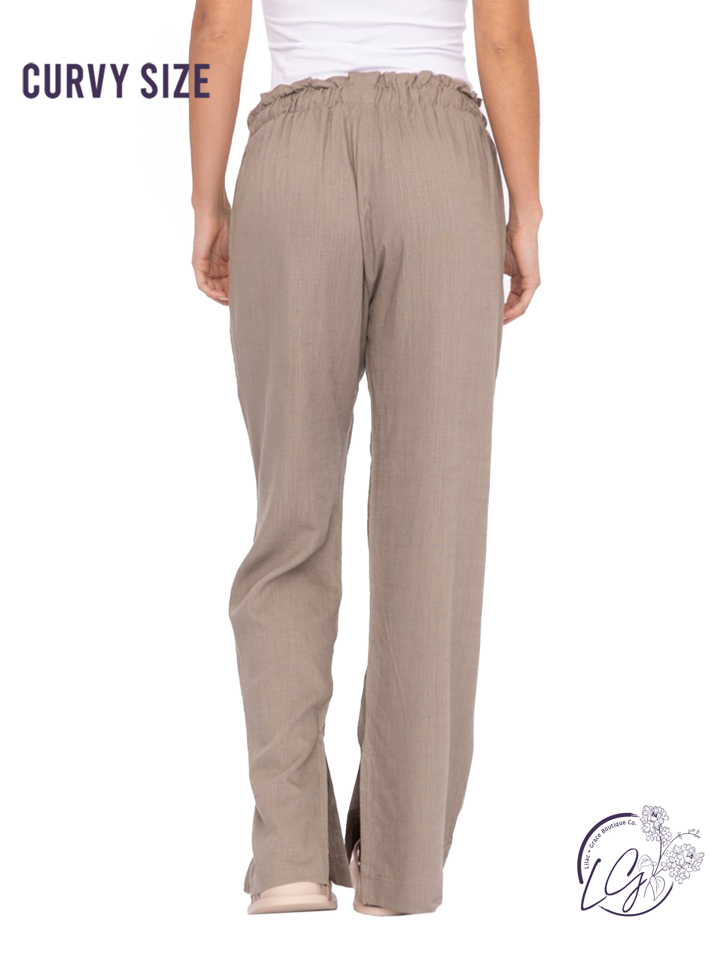 Curvy Coastline Drape Pants