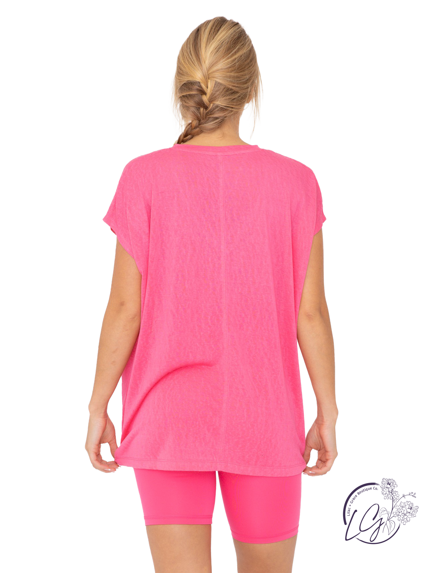 Lux Relaxed V-Neck Tee