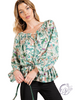 Off-Shoulder Blossom Blouse