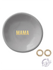 Ceramic Ring Dish & Earrings - Mama