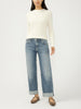 Quinn Mid Rise Straight Leg Ankle by Silver Jeans Non Distressed