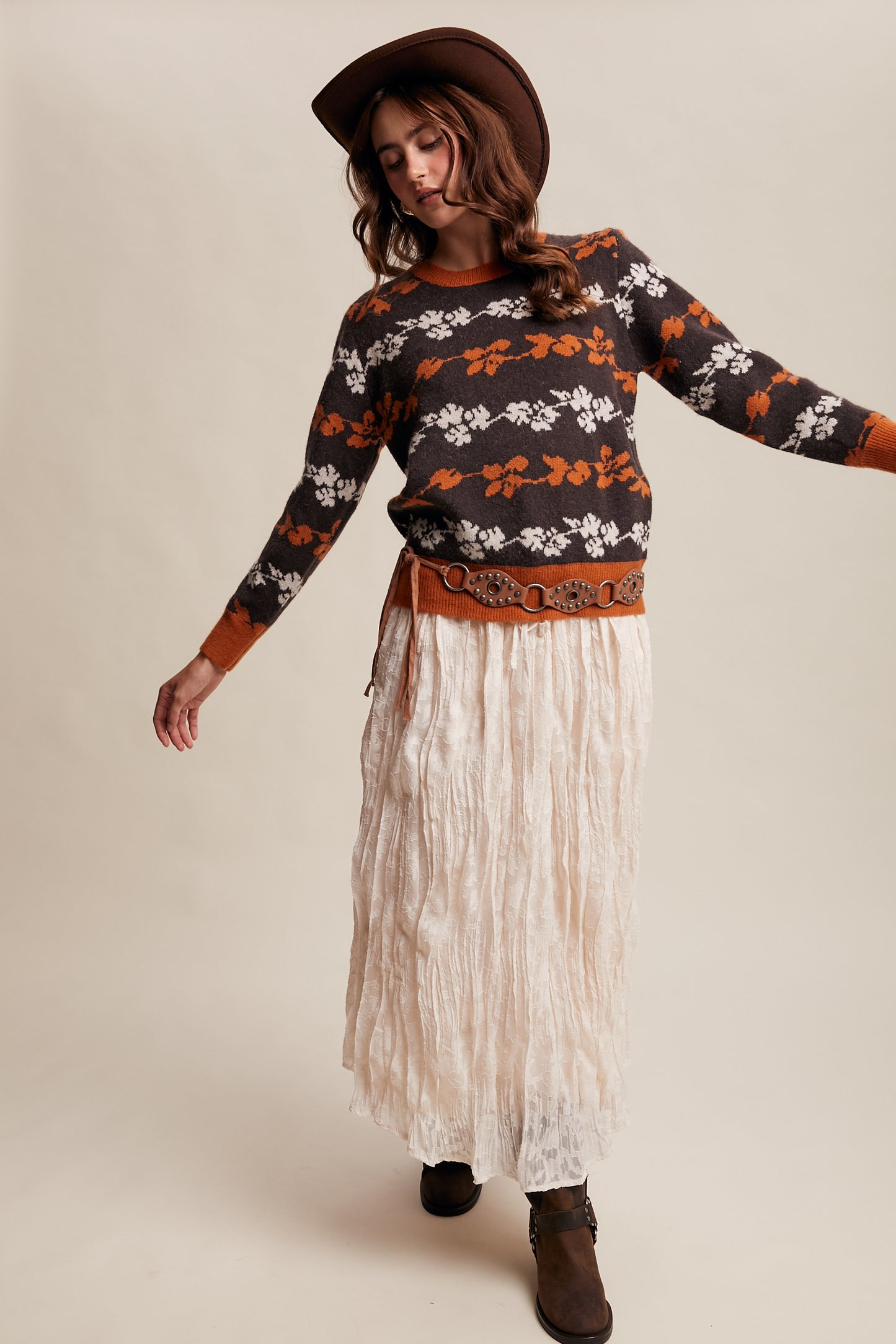 Floral Haven Pullover