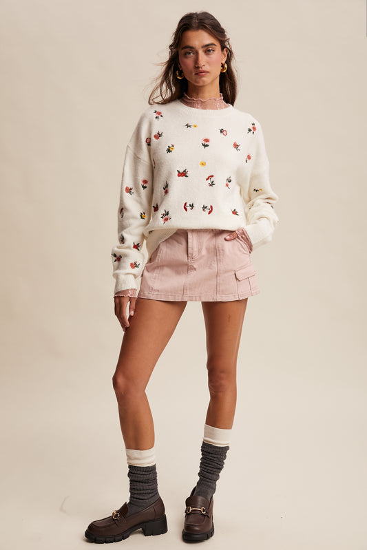 Daisy Path Sweater