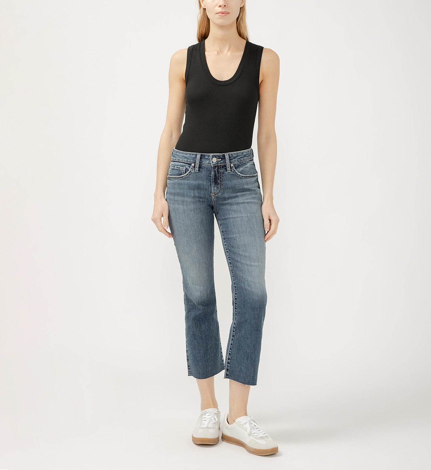 Montana Mid Rise Kick Flare Non-Distress by Silver Jeans