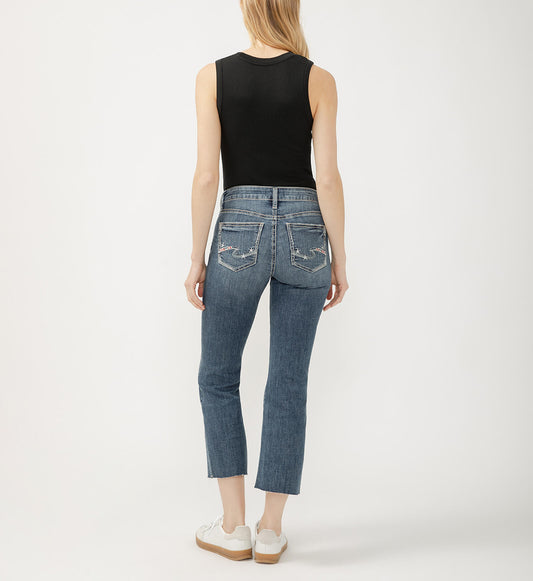 Montana Mid Rise Kick Flare Non-Distress by Silver Jeans