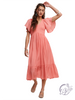 Ruffle Romance V-neck Maxi Dress