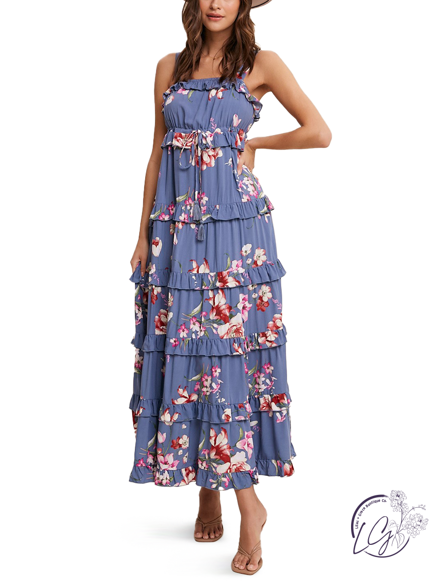 Petal Path Vacation Maxi Dress