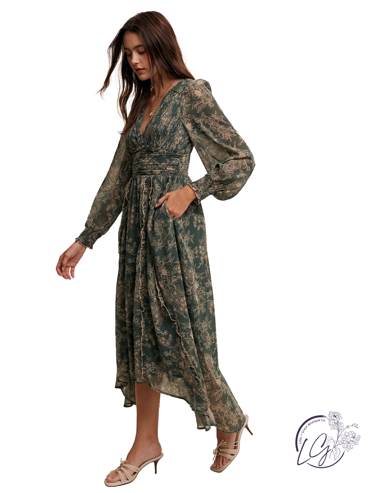 Mossy and Soft Maxi Dress