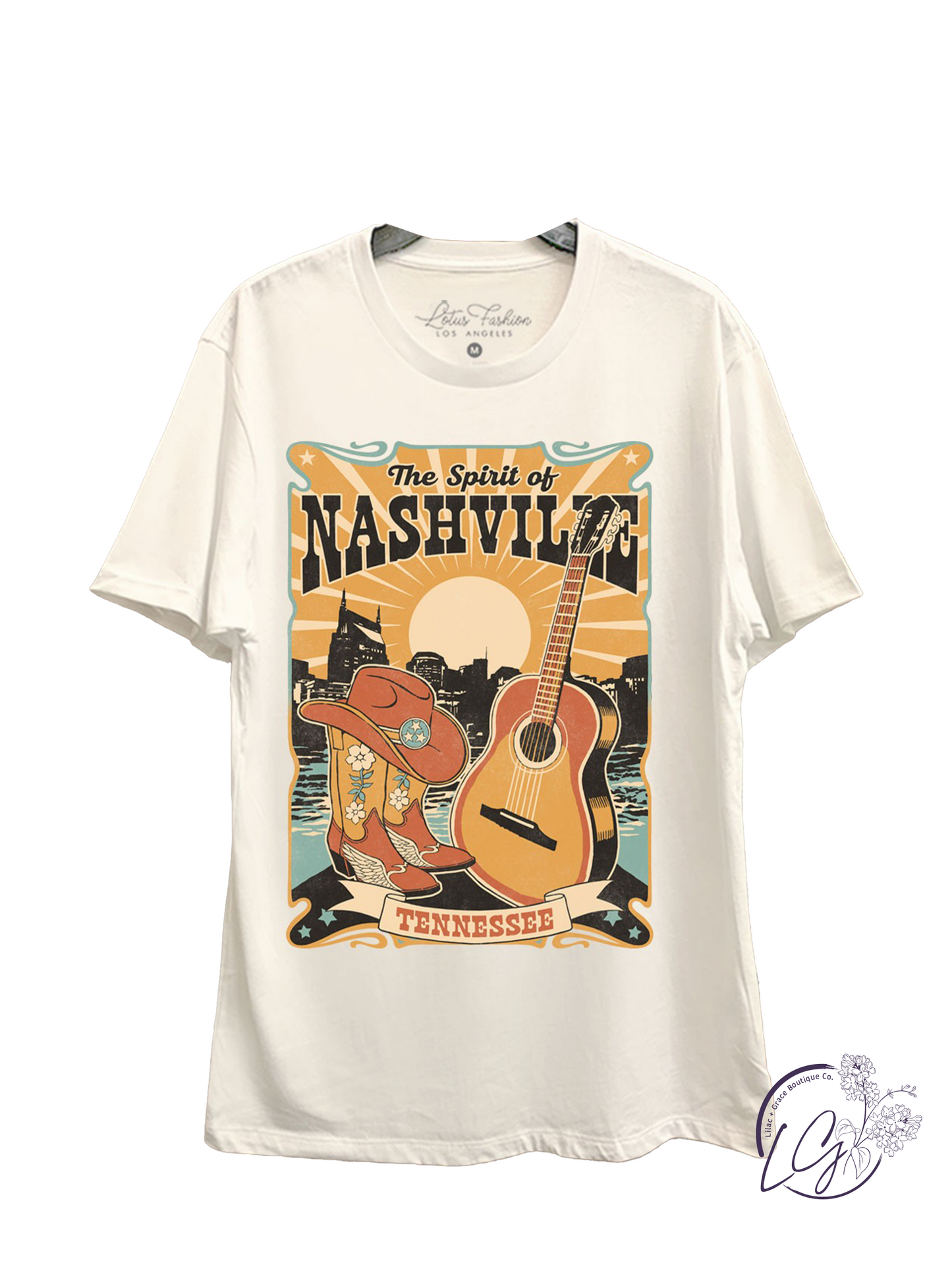 The Spirit Of The Nashville Graphic Top