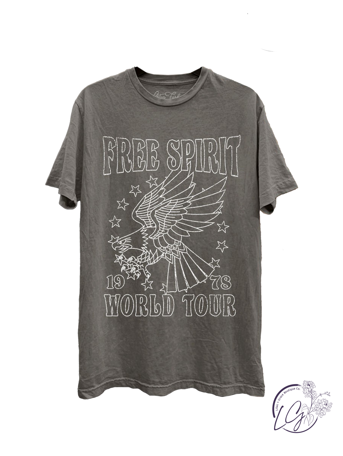 Free Spirit Eagle Graphic Top