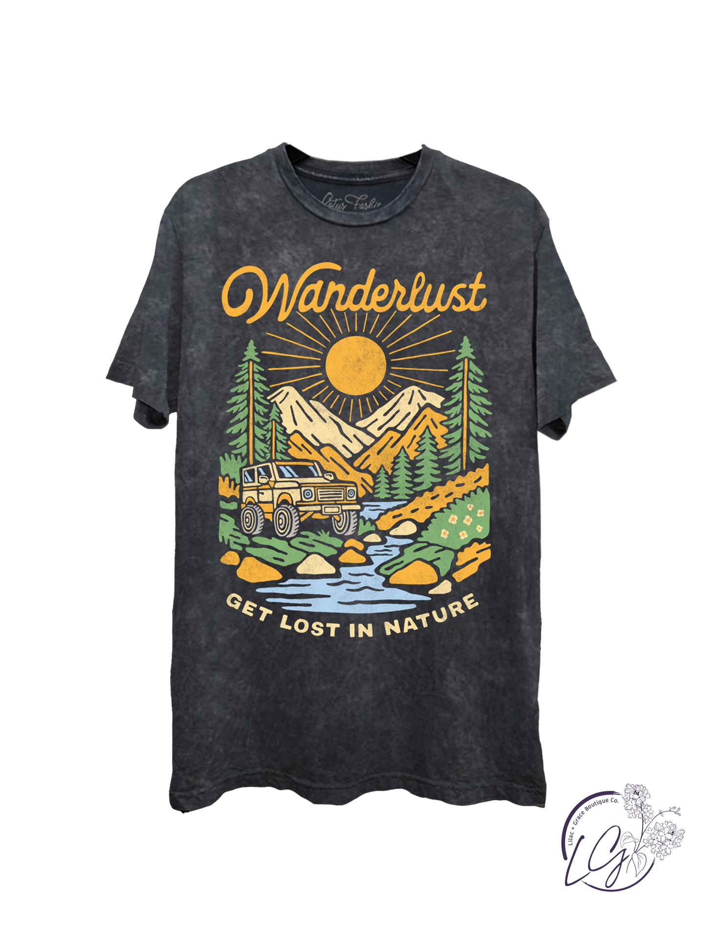 Wanderlust Get Lost In Nature Graphic Top