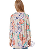 Beige Floral Lizzy 3/4 Sleeve Top