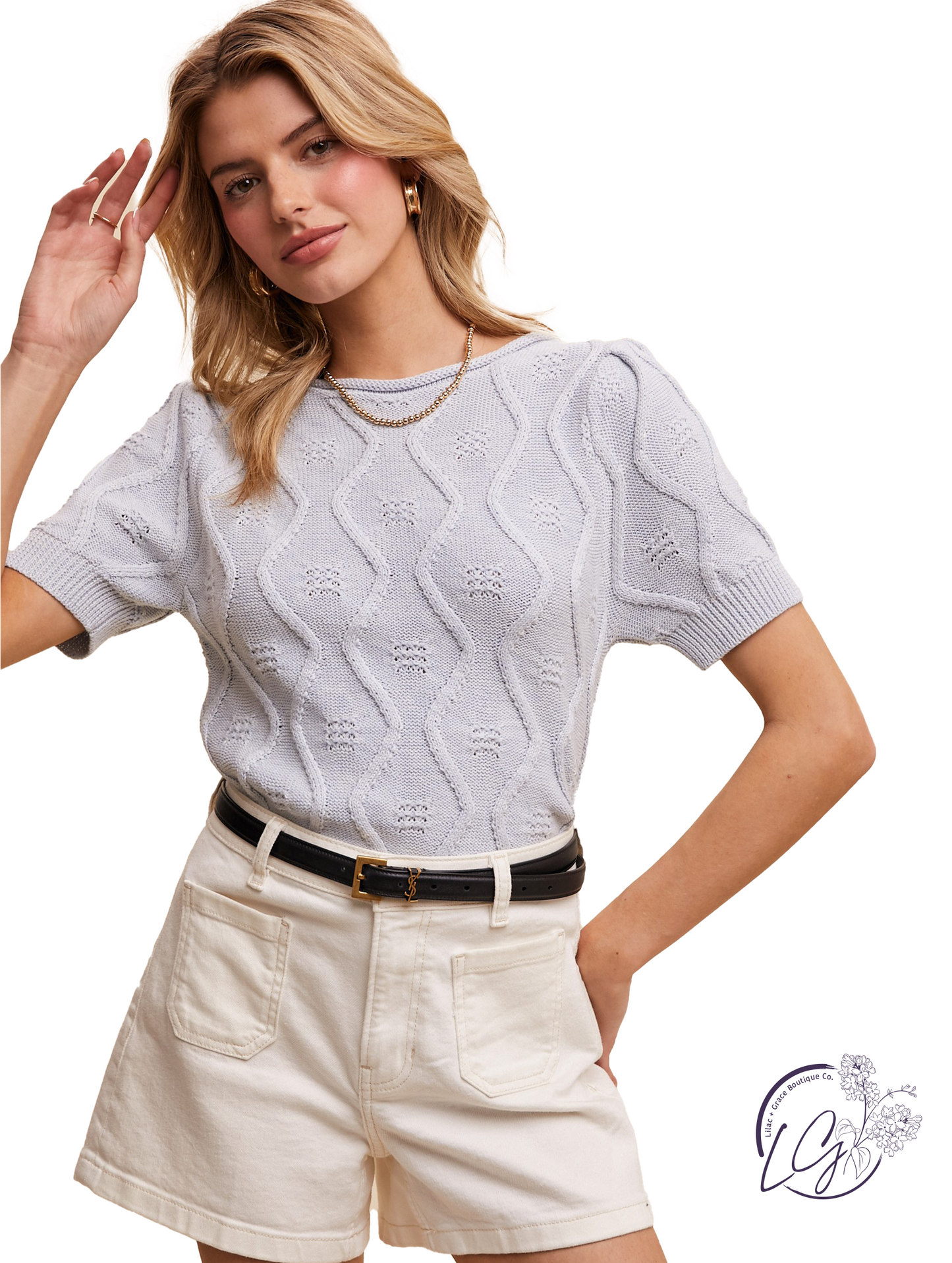 Softly Woven Ease Sweater Top