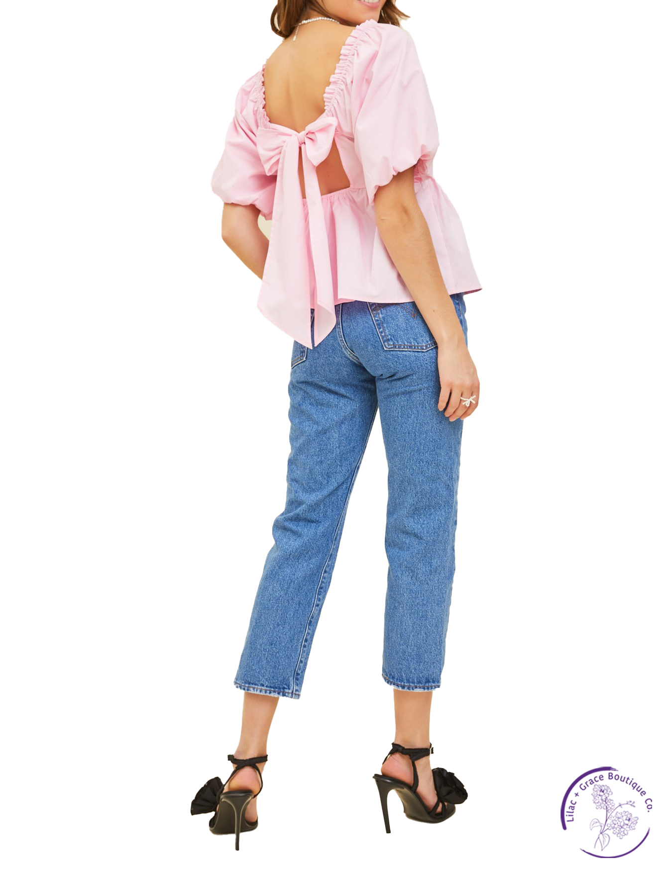 Light & Lovely Balloon Sleeve Blouse