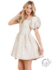 Emberloom Jacquard Mini Dress