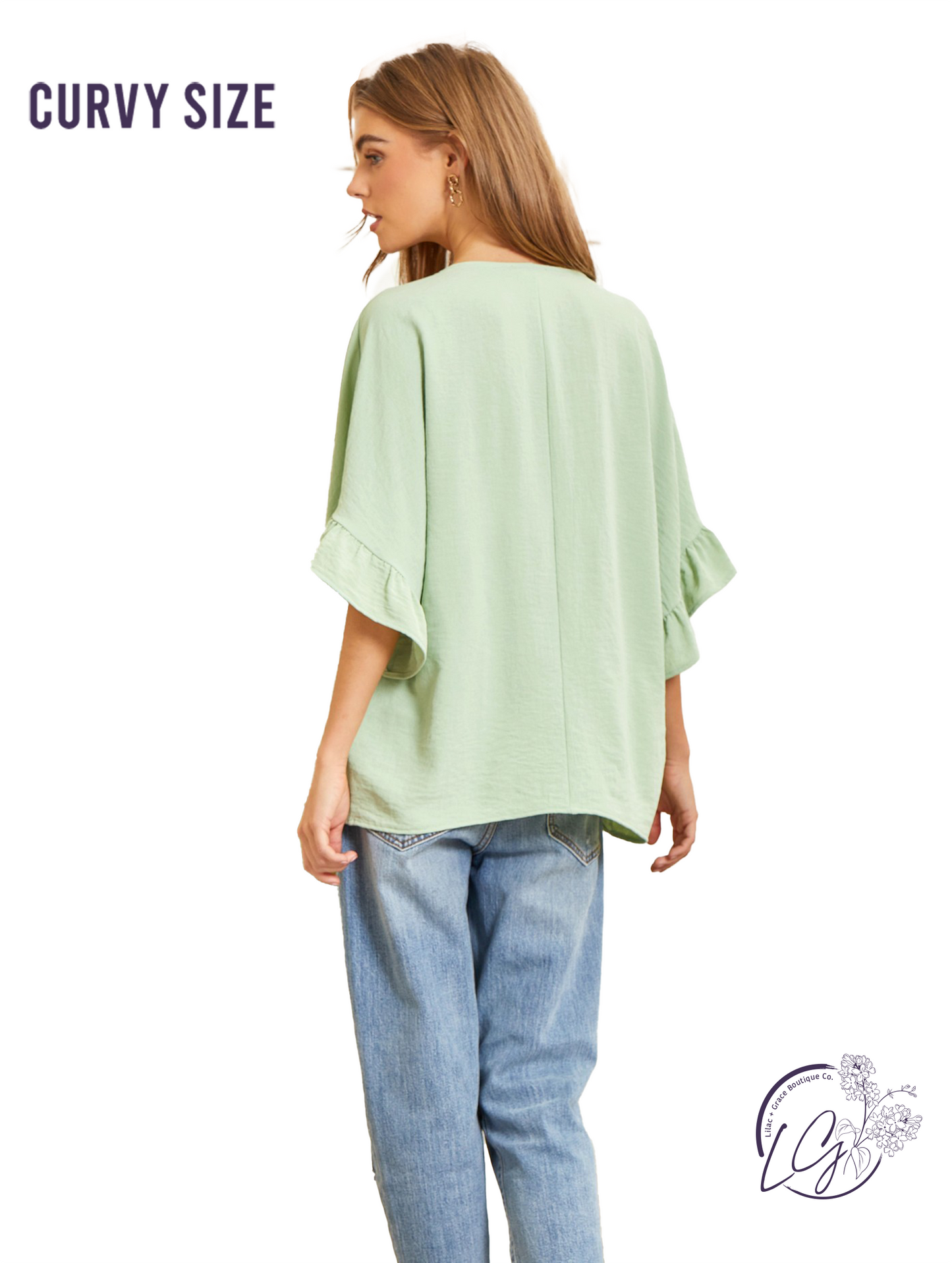 Curvy Can’t Wait Either Solid Top