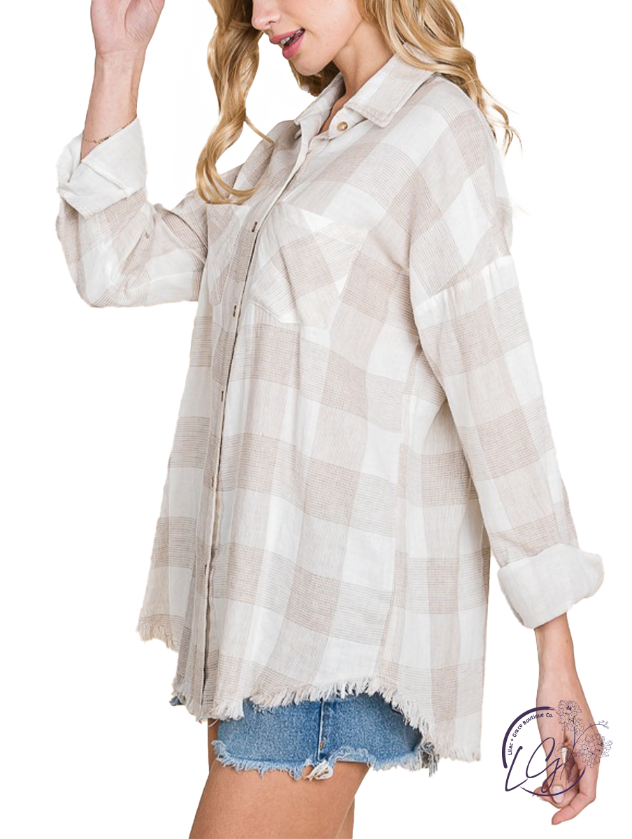 Cowgirl Checkered Blouse