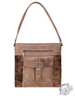 Montana West Real Leather Hair-On Cowhide Buckle Bag