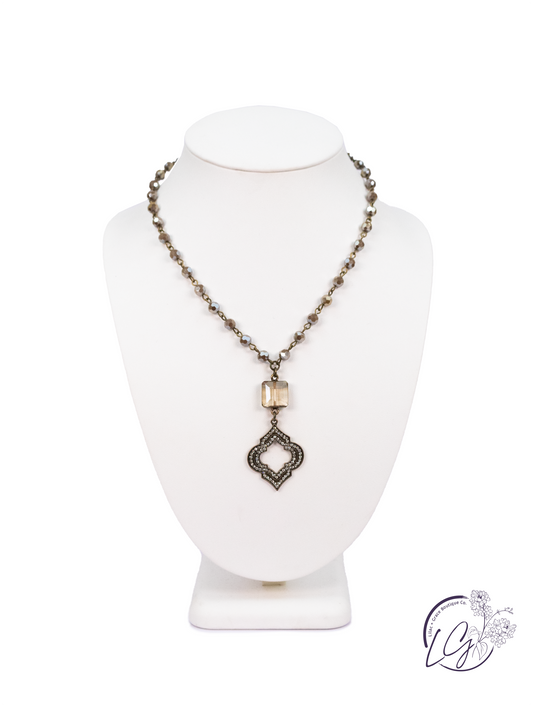 Diamond Pendant Short Necklace