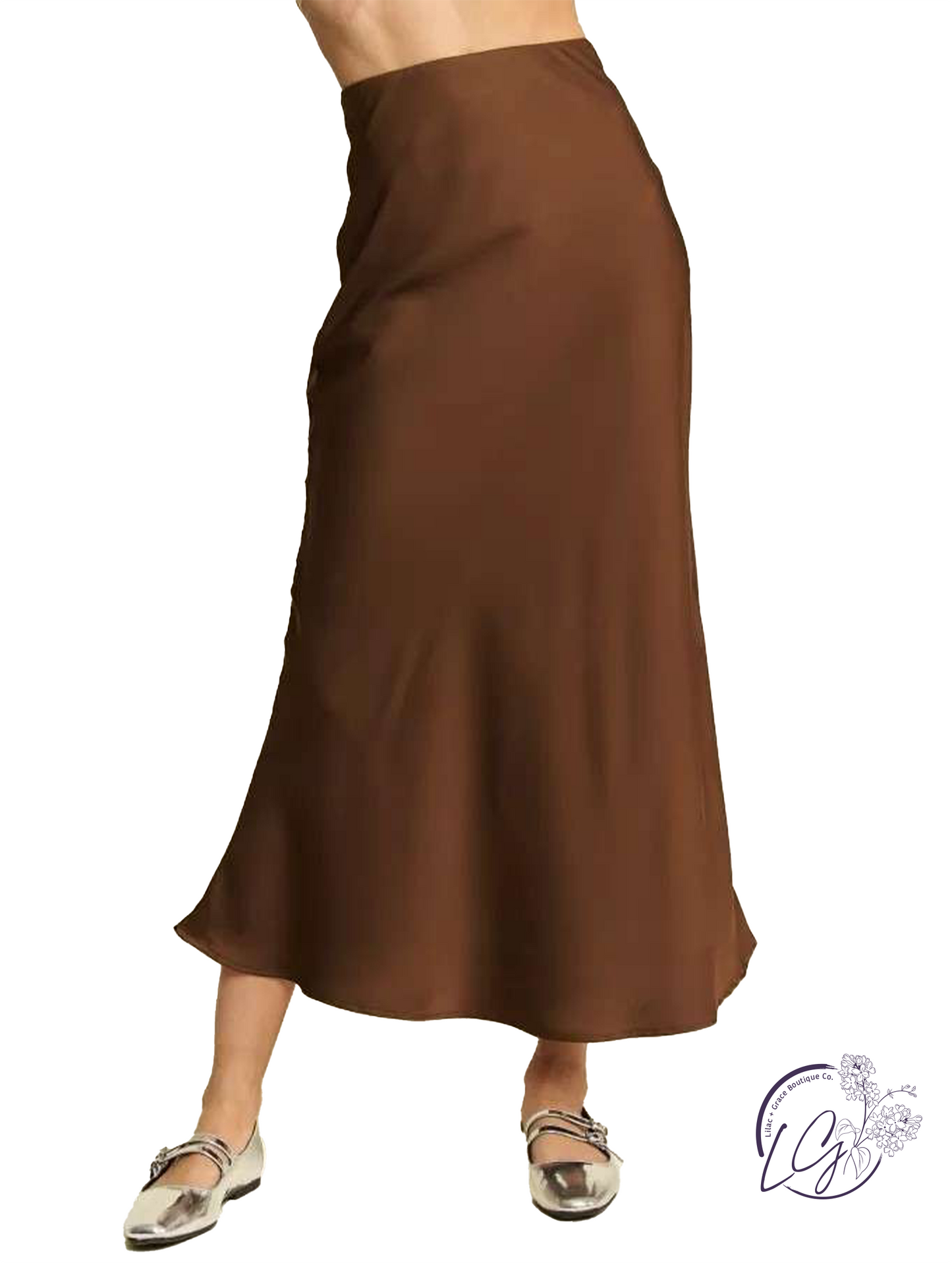 City Stroll Sleek Midi Skirt