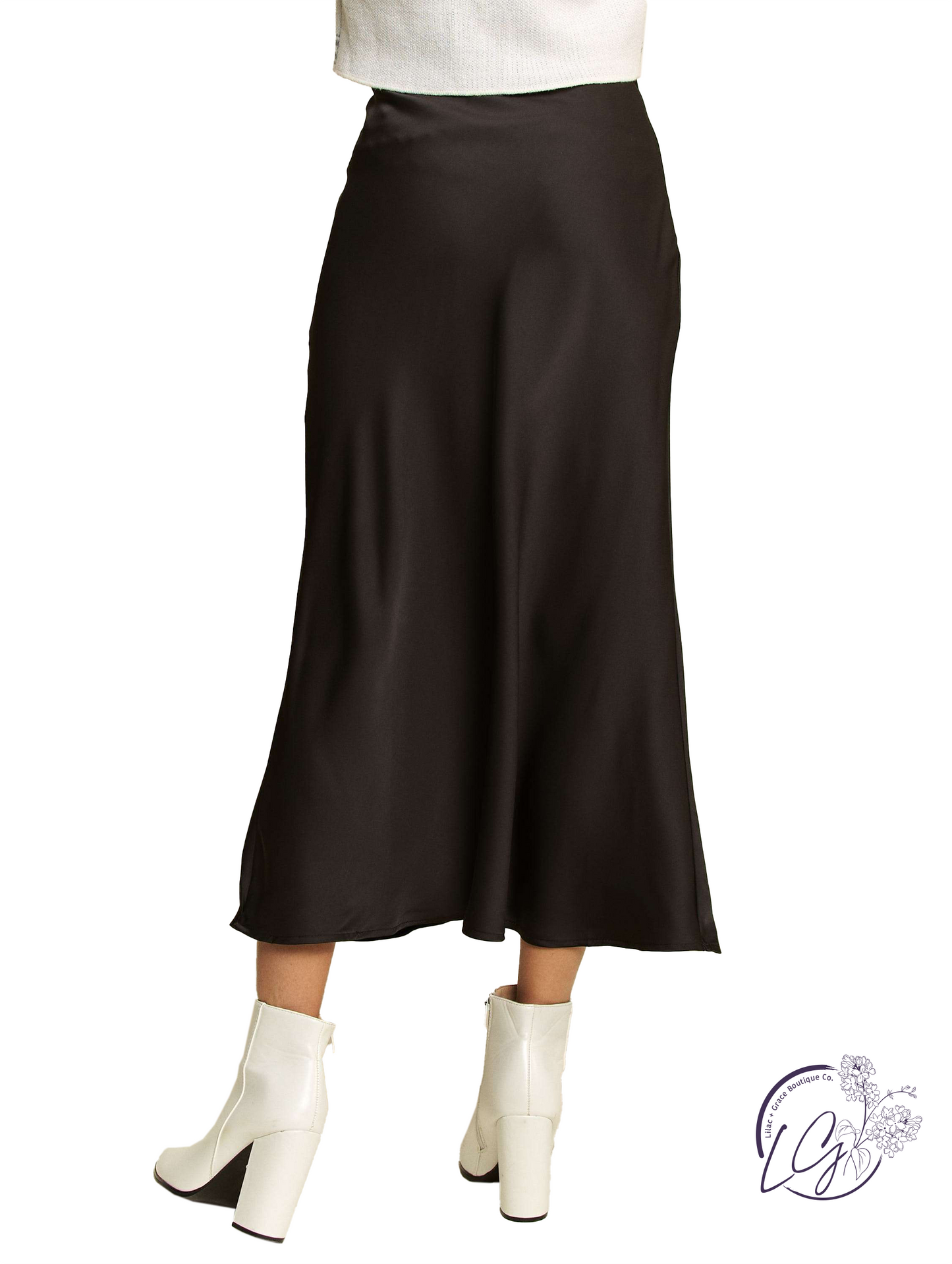 City Stroll Sleek Midi Skirt