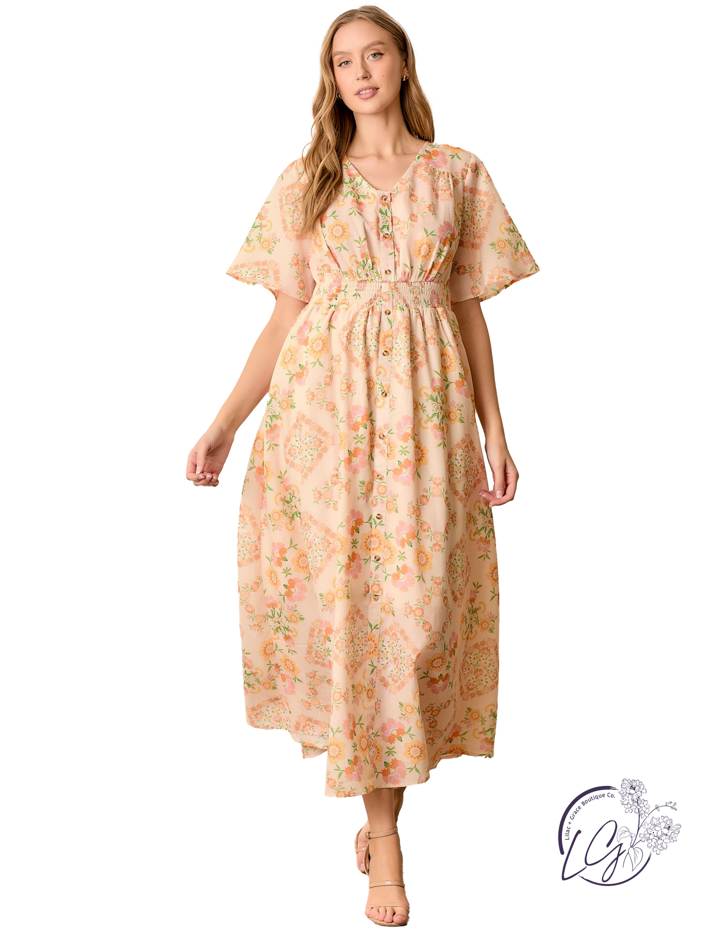 Green Meets The Sun Dress