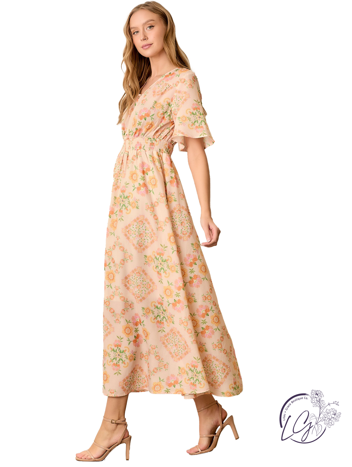 Green Meets The Sun Dress