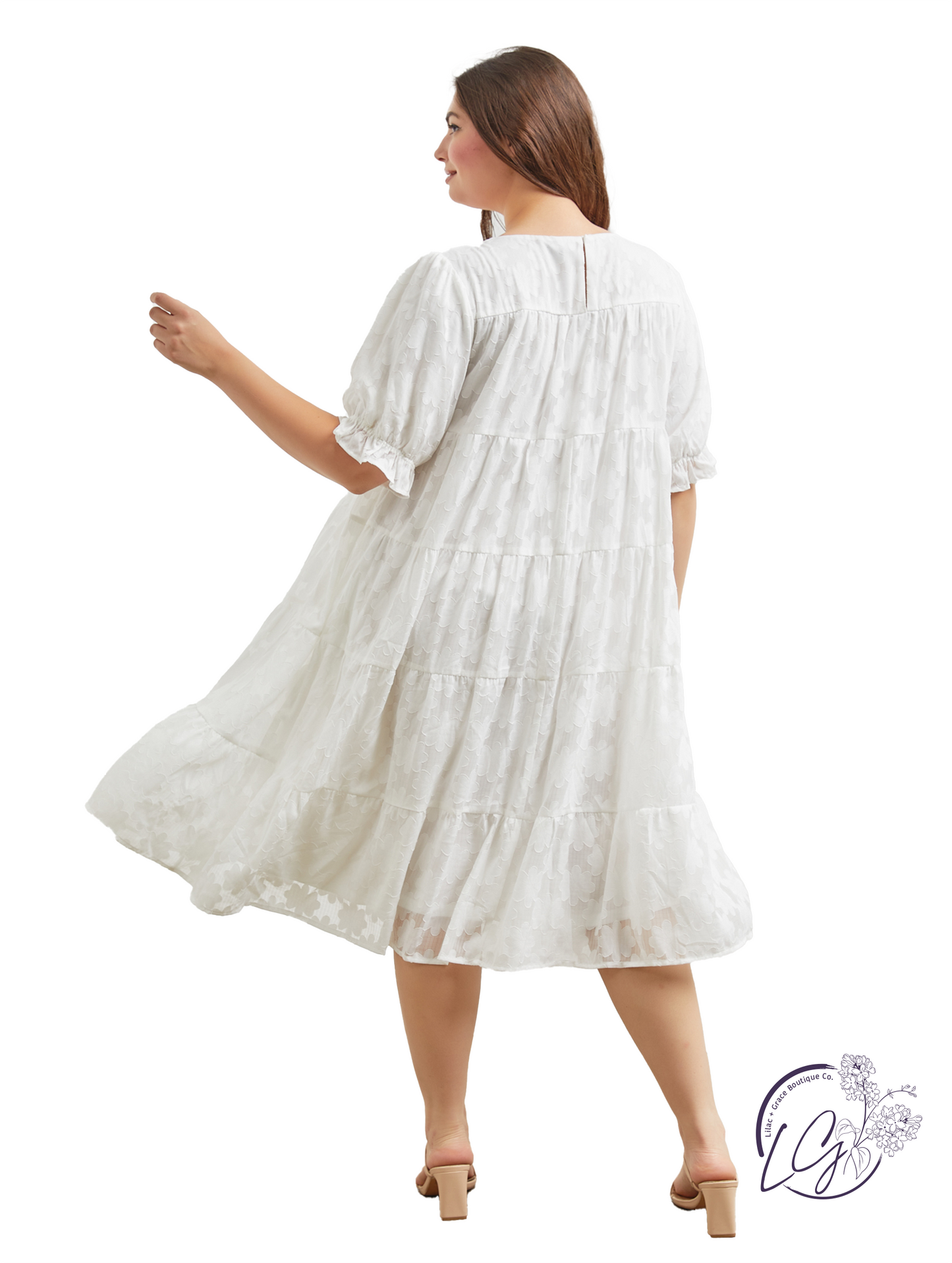 Curvy Painted Morning Dress