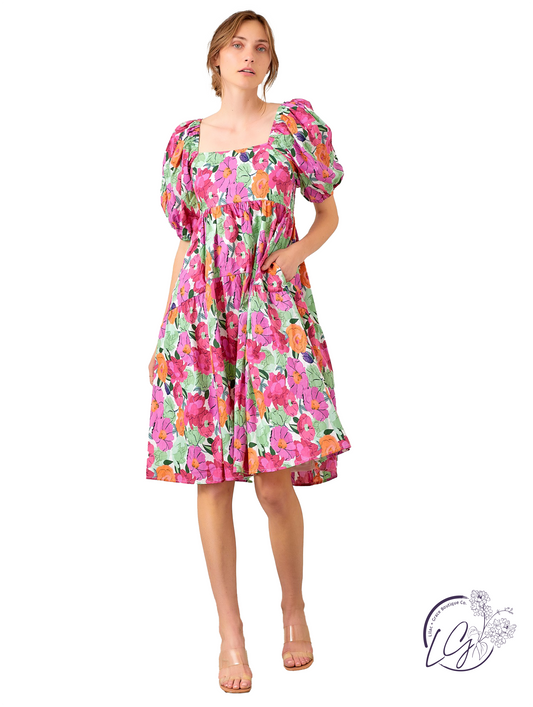 Tea Glows In Sunlight Dress