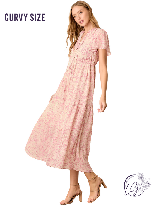 Curvy Handmade Beauty Glows Dress