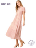 Curvy Handmade Beauty Glows Dress