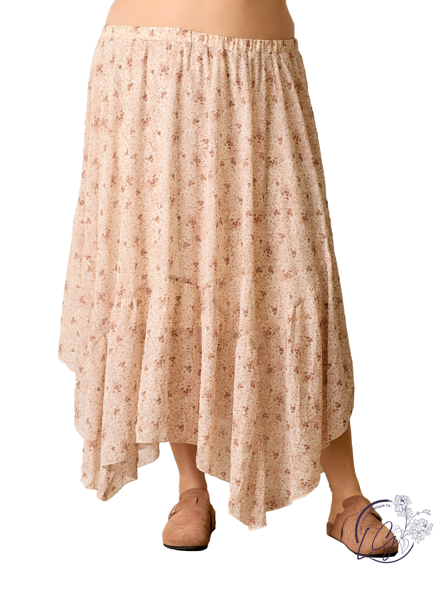 Curvy Painting Air Skirt