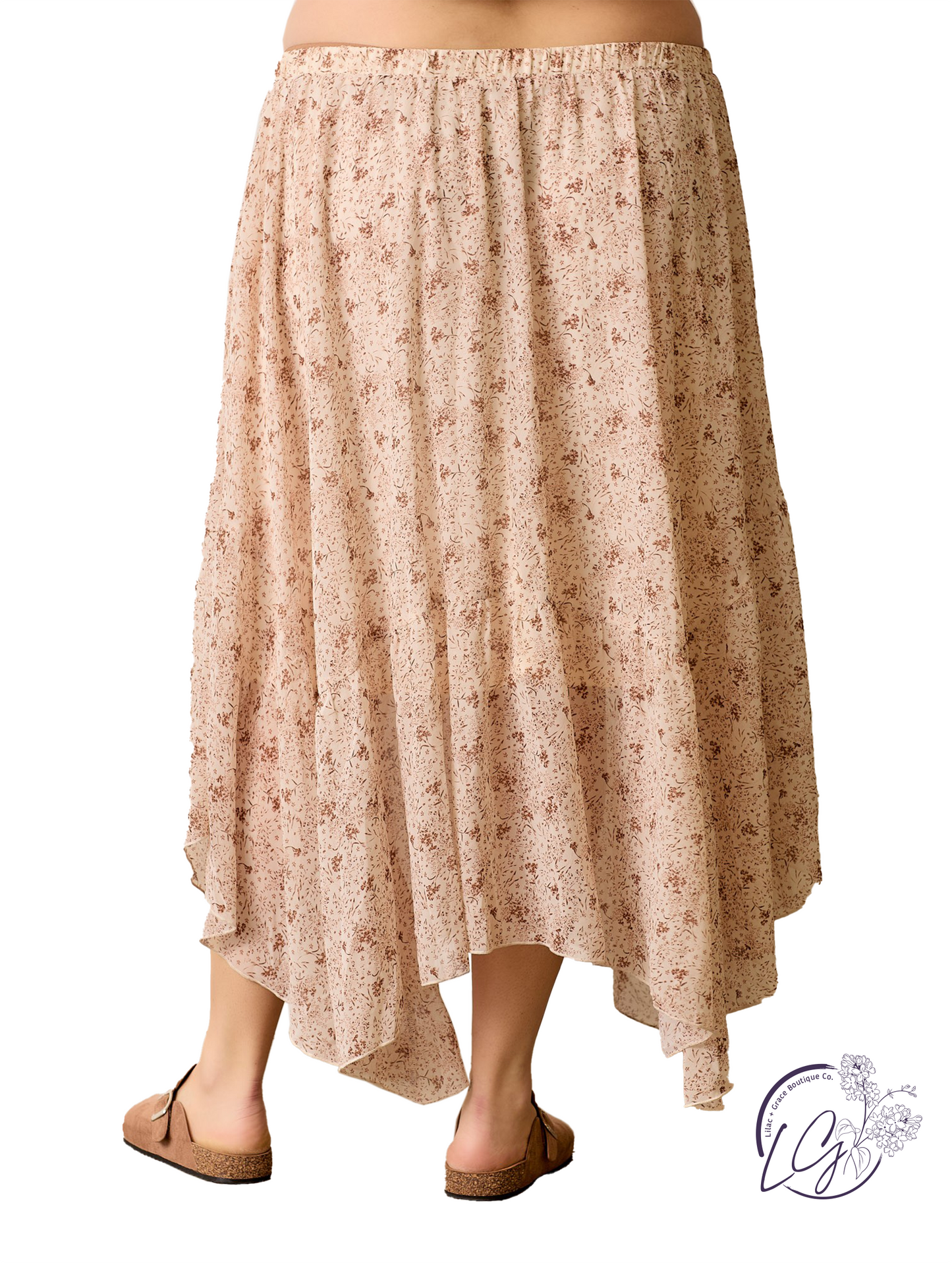 Curvy Painting Air Skirt