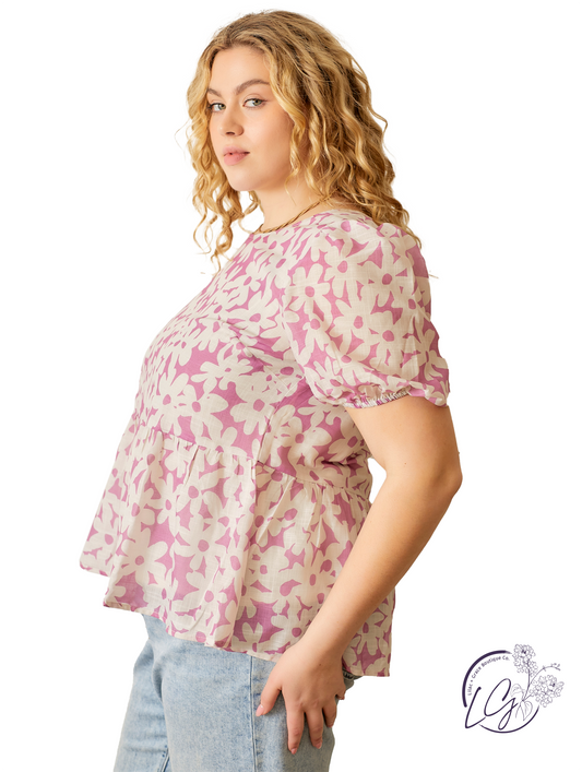 Curvy Soft Sketch Blouse