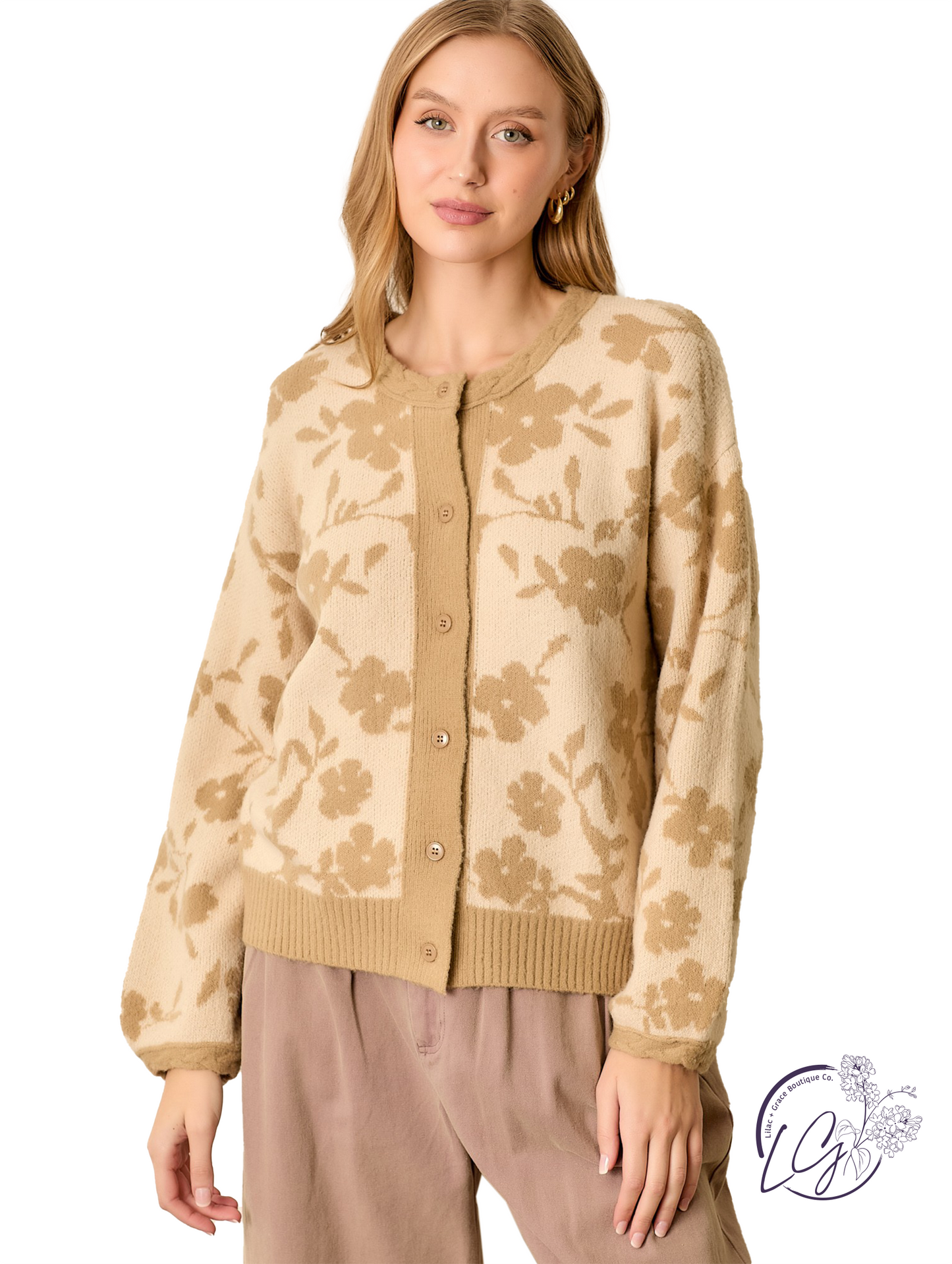 Curvy Ceramics Speak Softly Sweater Cardigan