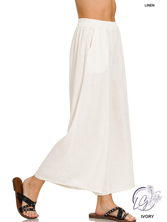 Coast Breeze Wide Legs Pants (Clearance)