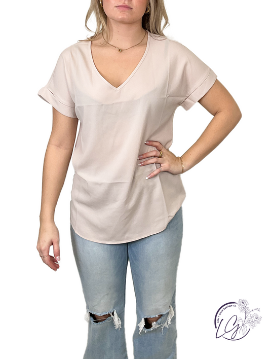 Simply Stylish V-Neck Top