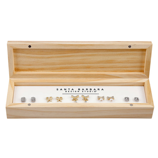 Boxed Earring - Wedding