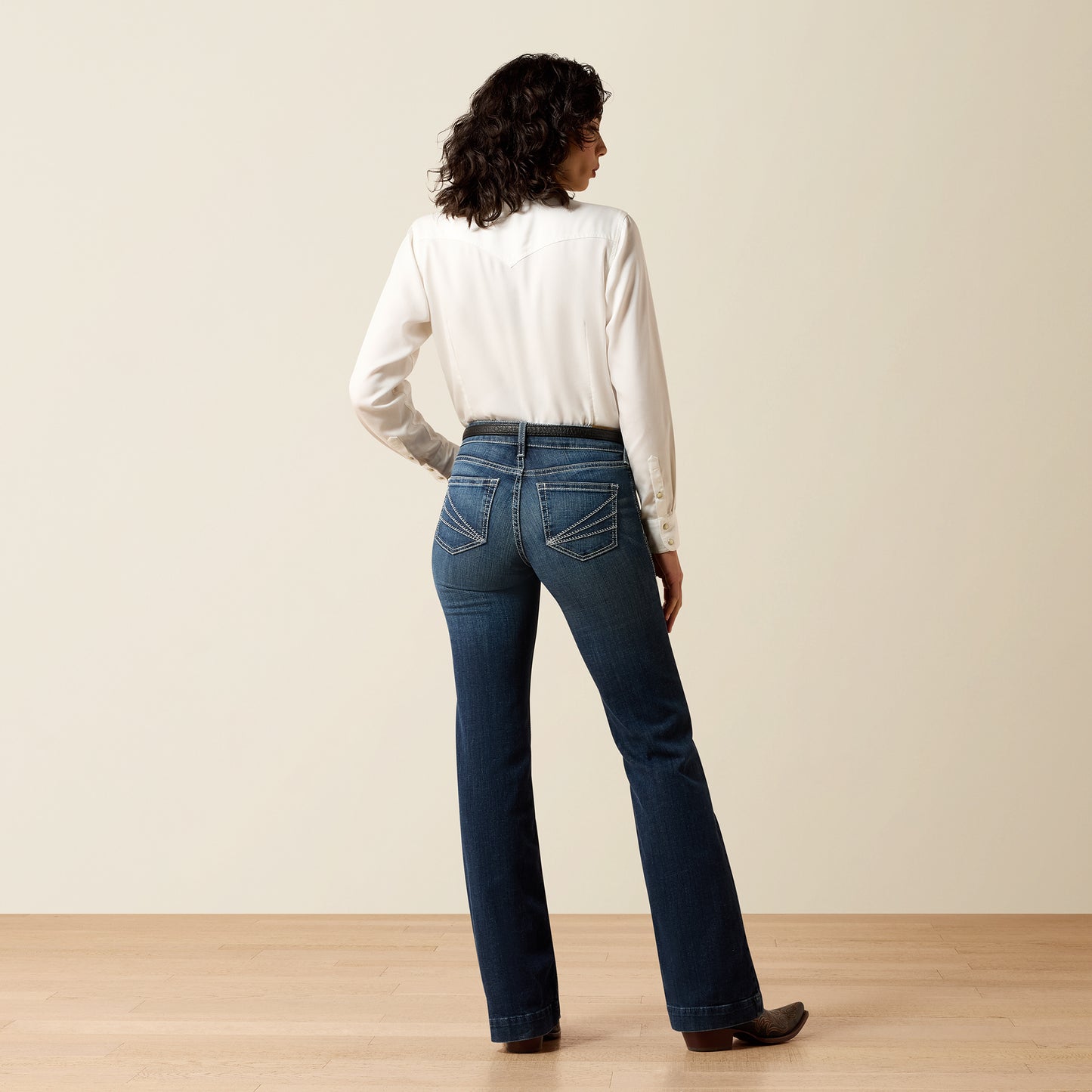 Trouser Perfect Rise Aisha Wide Leg Jeans By Ariat