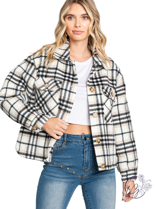 Midnight Fall Plaid Jacket